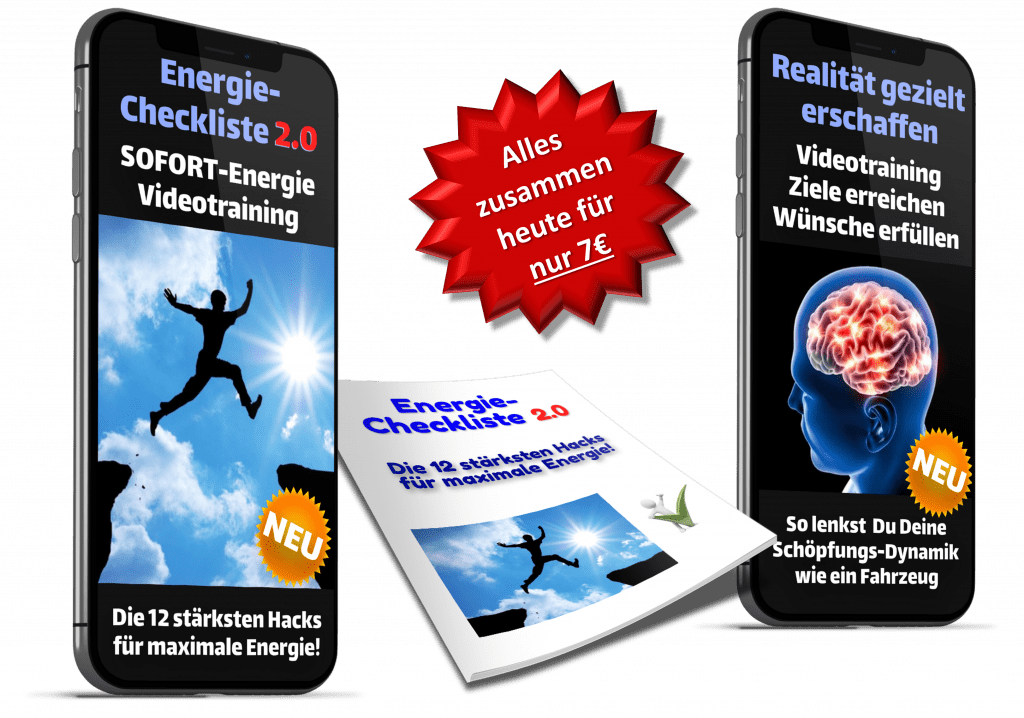 EBook und Videokurs zum Thema wie du deine Energie sofort steigern kannst