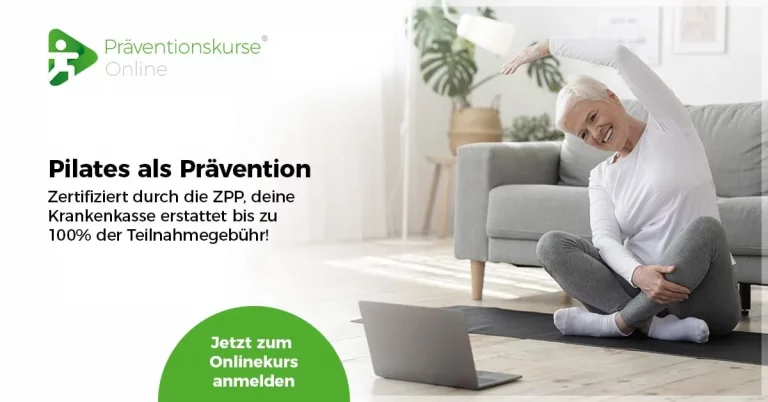 Pilates als Prävention, Sanfte Dehnübung aus dem Pilates für Anfänger Kurs