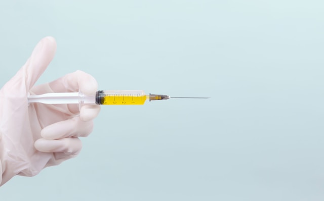 Botox Alternative - Spritze mit Botox Nervengift