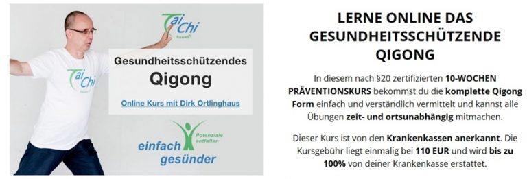 Qigong-Kurs für Anfänger mit Krankenkassenübernahme – empfohlen von BleibFit24