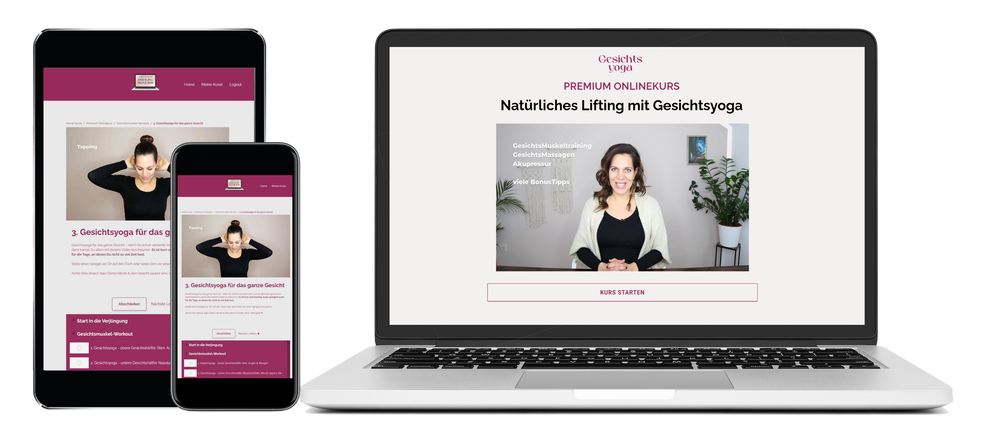 Premium Anti Ageing Programm mit Gesichtsyoga
