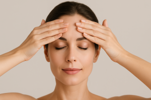 Mehr über den Artikel erfahren Gesichtsyoga Übungen – So straffst du dein Gesicht auf natürliche Weise