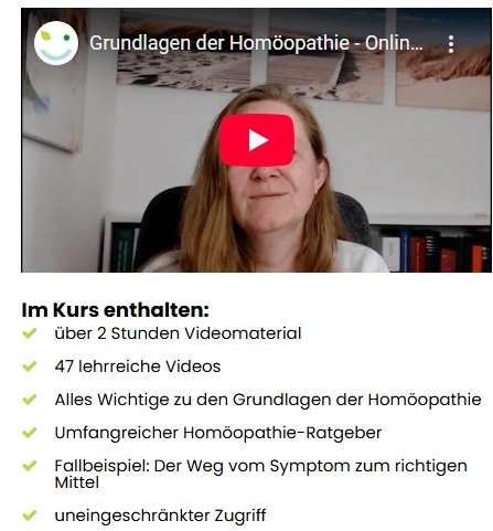 Grundlagen der Homöopathie online Kurs